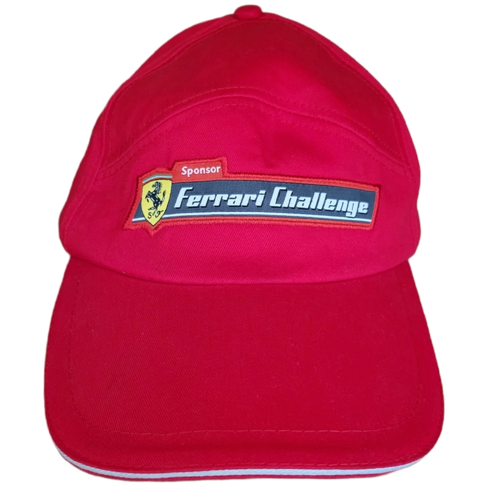 Men's Ferrari Challenge Red Adjustable Cap/Hat